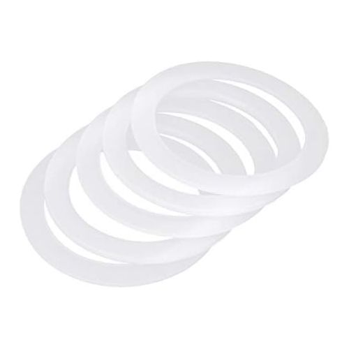  [아마존베스트]TiaoBug 5pcs Stove Top Coffee Maker Moka Replacement Silicone Gasket Seal Ring for 1-Cup One Size