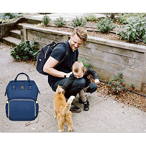  Wide Open Designed Baby Diaper Bag, Ticent Multi-Function Travel Backpack Nappy Tote Bags for Mom &...