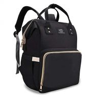 [아마존베스트]Wide Open Designed Baby Diaper Bag, Ticent Multi-Function Travel Backpack Nappy Tote Bags for Mom & Dad, Large Capacity, Black