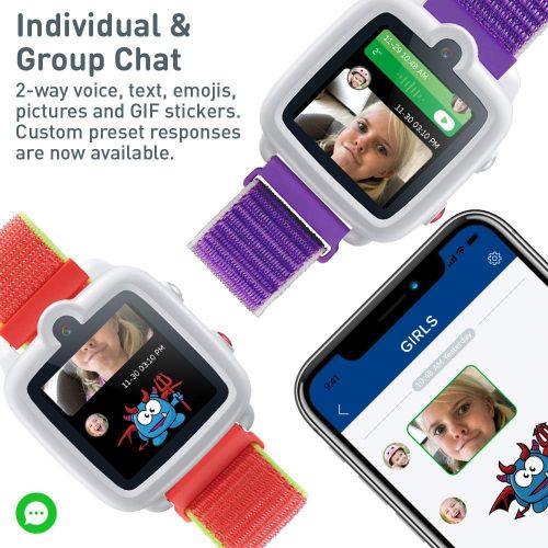  [아마존핫딜][아마존 핫딜] TickTalk 3 Unlocked 4G LTE Universal Kids Smart Watch Phone with GPS Tracker, Combines Video, Voice and Wi-Fi Calling, Messaging, Camera, IP67 Waterproof&SOS