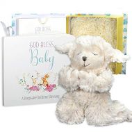 [아마존베스트]Tickle & Main Baby Gift Set with Praying Musical Lamb and Prayer Book in Keepsake Box for Boys and Girls