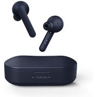 [아마존 핫딜]  [아마존핫딜]Ticwatch Wireless Earbuds TicPods Free True Bluetooth Earbuds with Charging case, Water Resistant, Clear Crisp Audio in Both Ears, Noise isolating- Navy