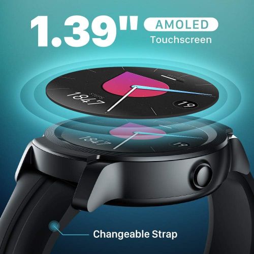  [아마존핫딜][아마존 핫딜] Ticwatch TicWatch E2, Waterproof Smartwatch with 24 Hours Heart Rate Monitor, Wear OS by Google, Compatible with Android and iOS