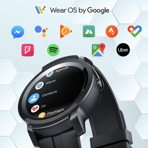  [아마존핫딜][아마존 핫딜] Ticwatch TicWatch E2, Waterproof Smartwatch with 24 Hours Heart Rate Monitor, Wear OS by Google, Compatible with Android and iOS