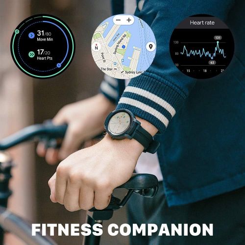  [아마존핫딜][아마존 핫딜] Ticwatch TicWatch E2, Waterproof Smartwatch with 24 Hours Heart Rate Monitor, Wear OS by Google, Compatible with Android and iOS