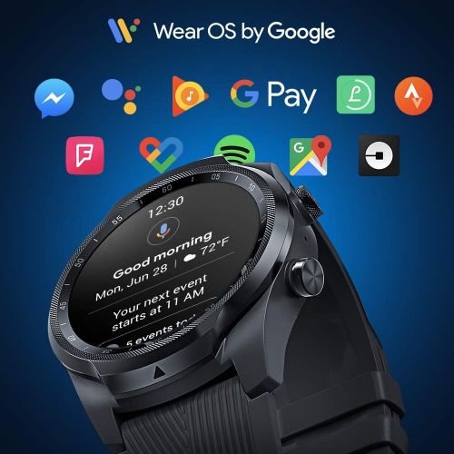  [아마존핫딜][아마존 핫딜] Ticwatch Pro 4G/LTE, Dual Display Smartwatch, Sleep Tracking, Swim-Ready, Long Battery Life, Cellular Connectivity for Verizon Phone Plan Users Available, 4G/LTE Service only Avail