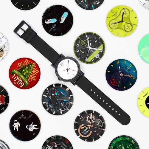  [아마존베스트]Ticwatch E most comfortable Smartwatch-Shadow,1.4 inch OLED Display, Android Wear 2.0,Compatible with iOS and Android, Google Assistant