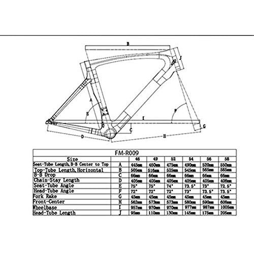  Tideace Aero Carbon Road Bike Frame Chinese Carbon Road Frame Cycling Bicicleta Road Bicycle Frame with Fork Seatpost