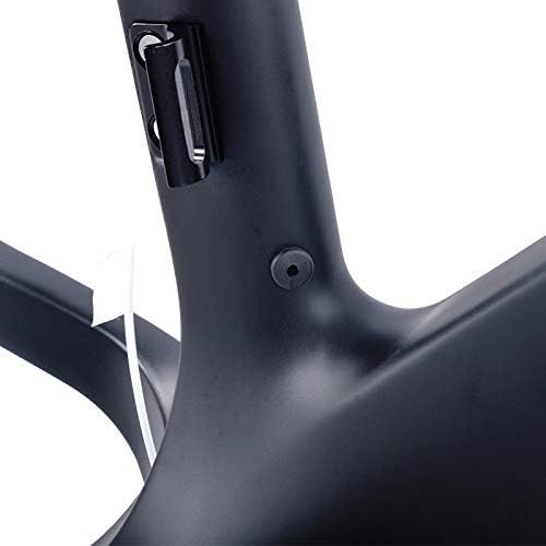  Tideace Post Mount Disc Brake Full Carbon Gravel Bicycle Frame 700x40C Road Racing Bike Carbon Frameset