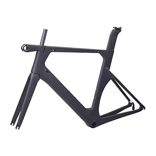  Tideace Super Light Monocoques Carbon Road Bike Frame One-Piece Carbon Fiber Racing Bike Frameset with Stem