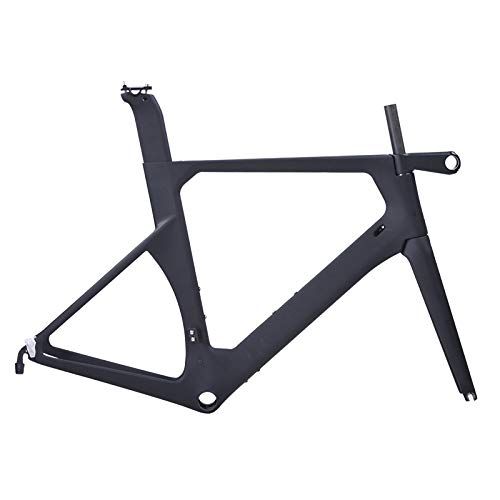  Tideace Super Light Monocoques Carbon Road Bike Frame One-Piece Carbon Fiber Racing Bike Frameset with Stem