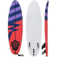 Tidyard- Surfbrett 170 cm Streifen Funboard Shortboard Wellenreiter etwa 90 kg Grossartiges Anfaengerbrett fuer Erwachsene und Kinder