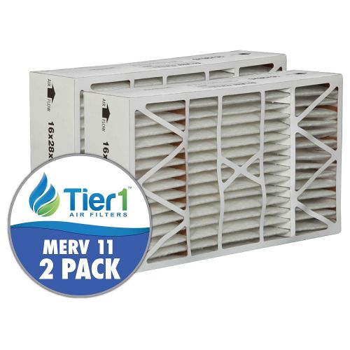  Tier1 Replacement for White-Rodgers 16x28x6 Merv 11 FR1400-401 Air Filter 2 Pack