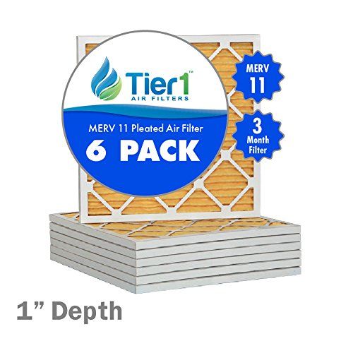  Tier1 Replacement for 21x21x1 Merv 11 Premium Air FilterFurnace Filter 6 Pack