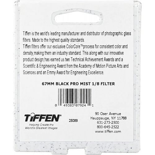  Tiffen 67BPM18 67mm Black Pro-Mist 1/8 Filter