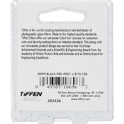  Tiffen 49BPM18 49mm Black Pro-Mist 1/8 Filter