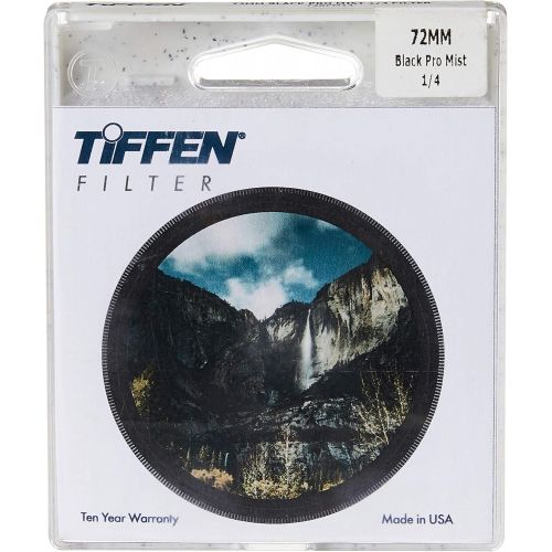  Tiffen 72BPM14 72mm Black Pro-Mist 1/4 Filter, Single