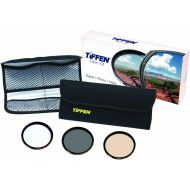 Tiffen 62DVVEK 62mm Video Essentials DV Filter Kit includes Clear, CP, Warm UV and Pouch