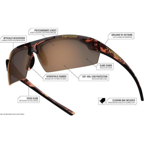  Track Sport Men & Women Sunglasses - Ideal For Baseball, Golf, Pickleball, Running and Tennis - Unisex Sunglasses