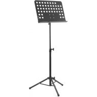 Orchestral Music Stand - Fully Adjustable Sheet Music Stand in Black