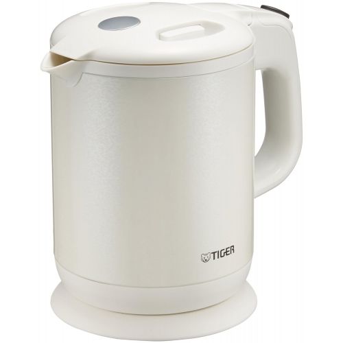  Tiger TIGER Steam-Less Electric Kettle Wakuko 0.8 liters Pearl White PCH-G080-WP