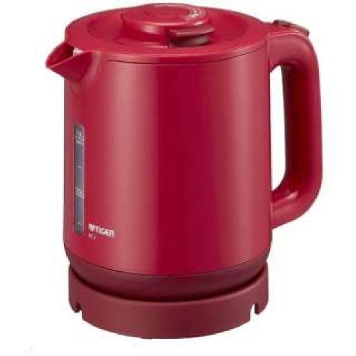  Tiger TIGER Steam-Less Electric Kettle (1.0L) WAKUKO PCJ-A101-R (Red)【Japan Domestic genuine products】