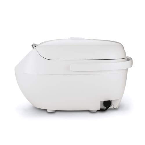  Tiger Corporation JBV-A10U-W 5.5-Cup Micom Rice Cooker with Food Steamer and Slow Cooker, White