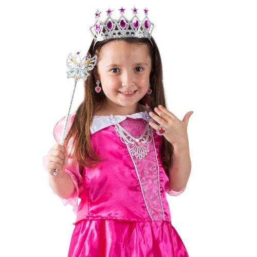  Tigerdoe Princess Dress Up - Princess Costume with Case - Costume for Girls -Princess Dress