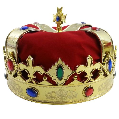  Tigerdoe Kings Crown - 4 Pack - Royal King Crowns and Princess Tiara - Costume Accessories