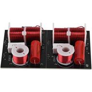 [아마존베스트]-Service-Informationen 3-Way Module Audio Speaker Frequency Divider Adjustable Audio Board Crossover Full Range Treble Bass