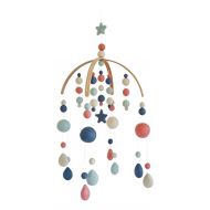 Tik Tak Design Co. Baby Crib Mobile  100% NZ Wool Colored Felt Ball Mobile for Your Boy or...