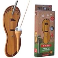 Tiki Toss 9994 Tee Toss Deluxe Golf, Wood, Beige