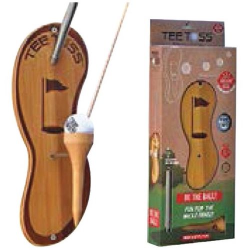  Tiki Toss 9994 Tee Toss Deluxe Golf, Wood, Beige