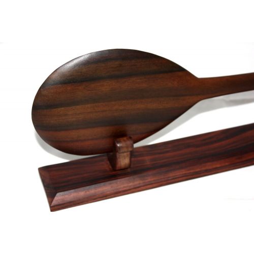  TikiMaster Ebony Paddle wT 20 on Stand - Desktop Home Office Decor | #ari330250 2