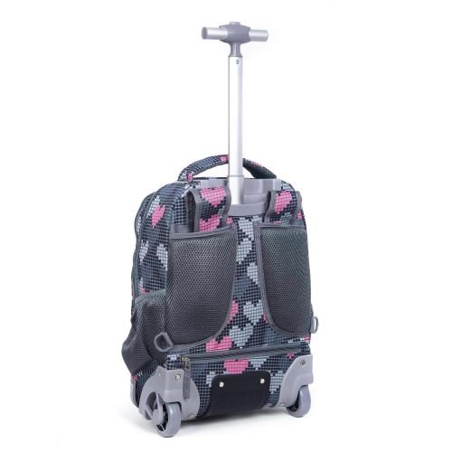  Tilami New Antifouling Design 18 Inch Wheeled Rolling Backpack Luggage and Lunch Bag