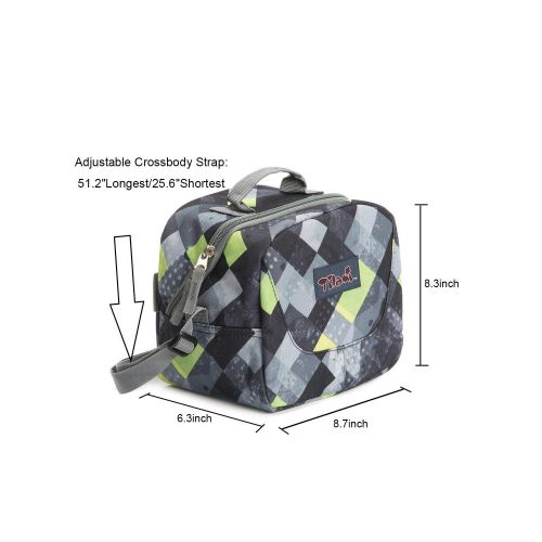  Tilami New Antifouling Design 18 Inch Wheeled Rolling Backpack Luggage and Lunch Bag