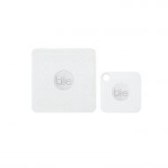 Tile Mate + Tile Slim Combo - Key Finder. Phone Finder. Anything Finder - 4 Pack (2 Tile Mate + 2 Tile Slim), White