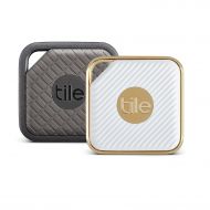 Tile Sport + Tile Style - Key Finder. Phone Finder. Anything Finder - 2 Pack, Graphite/Gold