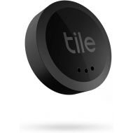 Tile Sticker 1-Pack. Small Bluetooth Tracker, Remote Finder and Item Locator, Pets and More; Up to 250 ft. Range. Water-Resistant. Phone Finder. iOS and Android Compatible, Black
