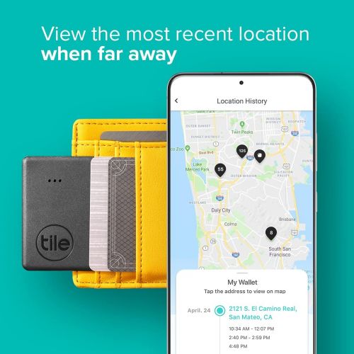  [아마존베스트]Tile Starter Pack (2020) 2-pack (1 Mate, 1 Slim) - Bluetooth Tracker, Item Locator & Finder for Keys and Wallets or Backpacks and Tablets; Easily Find All Your Things