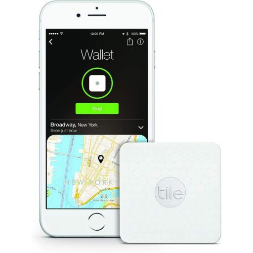  [아마존베스트]Tile Slim - Phone Finder. Wallet Finder. Laptop Finder, Skateboards - Non-Retail Packaging - 1 Pack