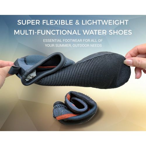  Tilos Osmos Pool Shoes Draining Vented Neoprene Booties for Beach Pool Sand Swim Surf Yoga Water Aerobics SUP