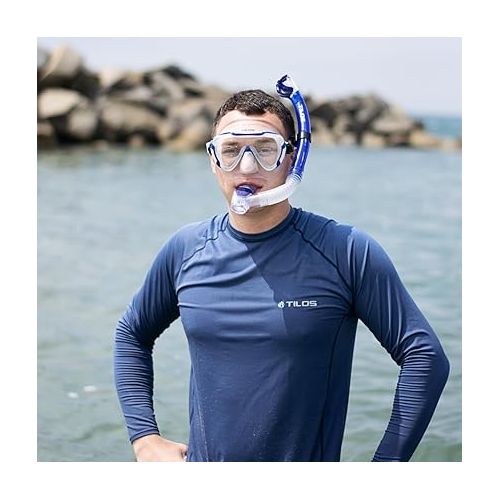  Tilos Morphi Mask with U-Pro II Snorkel and Getaway OH Fins Package