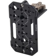 Tilta Aluminum Adjustable Accessory Mounting Plate for DSLR Cameras | Built-in NATO Rail | Rotating Design | 1/4″-20 and 3/8″-16 Threads | Black | TA-AMP-B
