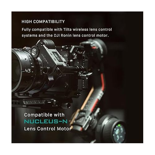  Tilta Nucleus Nano II Wireless Lens Control System | Wireless Zoom, Focus, Aperture Control | Follow Focus | Accurate Pulling | Touch Screen | WLC-T05 (Wireless Lens Control System)