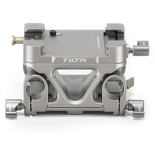  Tilta 15mm LWS Arca Manfrotto Dual Baseplate Compatible w/Tilta Standard Dovetails | Film Making | Snap-in Design (Titanium Gray)