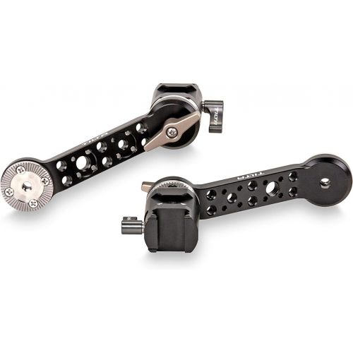  Tilta Adjustable NATO Rail Extender Arms Custom Designed for DJI RS2 and RSC2, Additional Points for Gimbal, Compatible with Any Handle That Connects via Rosette