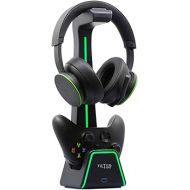 Tilted Nation 3 in 1 Gaming Headset and Controller Stand for PS5 and Xbox Series X Charging Station - Game Controller Holder and Headphone Stand for Desk with Playstation and Xbox Magnetic Charger