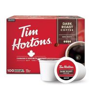 Tim Hortons Dark Roast Coffee, Single-Serve K-Cup Pods Compatible with Keurig Brewers, 100ct K-Cups