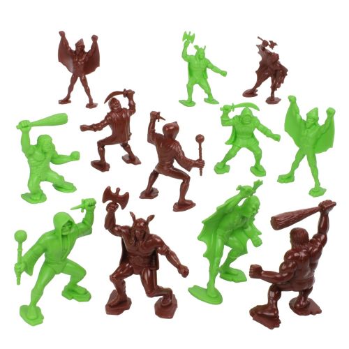  Tim Mee Toy TimMee Legendary Battle Fantasy Figures: 24pc 70mm Set - Made in USA